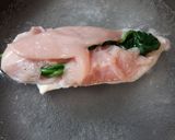 MM21♪鳥むね肉のほうれん草まきまき♪作り方3写真