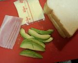 フライパンで♪アボカド玉子のホットサンド作り方1写真