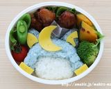 妖怪ウォッチ　ブシニャン＊キャラ弁作り方7写真