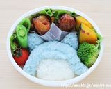 妖怪ウォッチ　ブシニャン＊キャラ弁作り方4写真