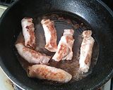 お弁当に♪簡単くるくるポークチャップ風作り方2写真