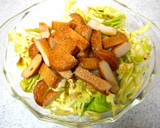 レンジで簡単♪キャベツとさつま揚げの梅煮作り方1写真