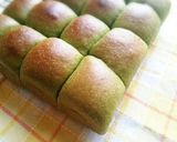 ホワイトチョコ入り抹茶のちぎりパン♪作り方7写真