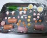 幼稚園 お弁当 キャラ弁 うさぎ１作り方4写真