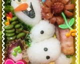 オラフ＊アナと雪の女王＊キャラ弁・遠足作り方4写真