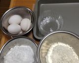 ロールケーキ☆巻かないふわふわタイプ作り方1写真