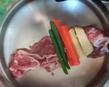 豚肉野菜巻きのバター照り焼き作り方2写真