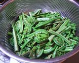 オモニの春♫山菜こごみの胡麻ナムル作り方1写真