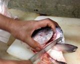 初心者OKマグロ漁師さん鮭頭簡単さばき方作り方1写真