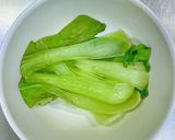 豚ひき肉とチンゲン菜のそぼろがけ作り方5写真