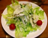 蒸し鶏のサラダ 昆布茶ドレッシング添え作り方5写真