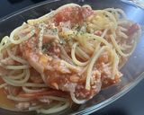 旨だし入りトマトソースで冷やしパスタ作り方4写真