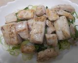 びん長まぐろ角切りのバター醤油丼作り方8写真
