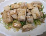 びん長まぐろ角切りのバター醤油丼作り方11写真