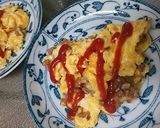 混ぜるだけ♪作り置きそぼろ入りオムレツ作り方5写真