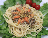 おから粉卵そぼろ再利用で豆板醤ふりかけ作り方5写真
