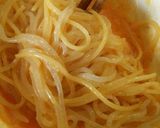 卵黄チーズソースのパスタ＋アスパラ添え作り方6写真