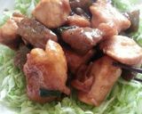 鶏肉とこんにゃくの甘辛炒め☆作り方4写真