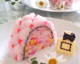 母の日♡マトラッセ♡デコ寿司ケーキ作り方10写真