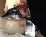 初心者OKマグロ漁師さん鮭頭簡単さばき方作り方8写真