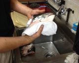 初心者OKマグロ漁師さん鮭頭簡単さばき方作り方10写真