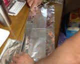 安いマグロ漁師さん絶品簡単鮭頭ホイル焼き作り方14写真