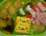 キャラ弁♥ハムでカイワレのお花♡作り方4写真