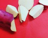まったりしましょ♡肉さつまいも作り方1写真