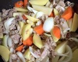 ☆豚肉じゃが☆作り方4写真