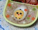 ひよこちゃんお弁当♪味玉☆キャラ弁作り方8写真