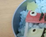 デコ弁　簡単　鯉のぼり弁当作り方3写真