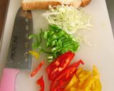 ＊目玉焼き♡野菜のせトースト♡簡単＊作り方1写真