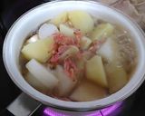 大根、じゃが芋、厚揚げと桜えびの煮物作り方4写真
