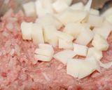 和洋で簡単!たけのこ入りチーズハンバーグ作り方4写真