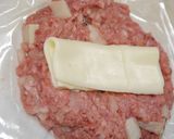 和洋で簡単!たけのこ入りチーズハンバーグ作り方5写真