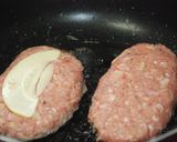 和洋で簡単!たけのこ入りチーズハンバーグ作り方7写真