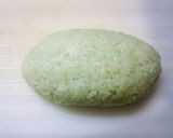 キャラ弁❈沖縄ゆるキャラ　ゴーヤ君作り方1写真