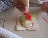 ふんわり食パン de ラップサンド♪作り方2写真