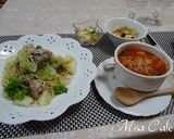 豚肉と春キャベツとじゃがいものパスタ作り方7写真