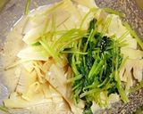 筍を余さず食べよう＠姫皮の胡麻マヨ和え作り方4写真