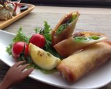 ✿スナップエンドウ&チーズ&豚春巻き✿作り方15写真