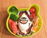 妖怪ウォッチ ジバニャン キャラ弁作り方2写真