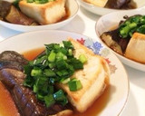 茄子と豆腐の揚げ出し♡なめこおろし♡作り方8写真