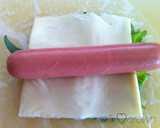 生春巻きの皮でウインナー巻いちゃった♬作り方2写真