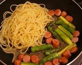 アスパラの塩パスタ作り方4写真