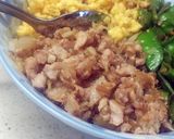 簡単☆サバそぼろと絹さやで三食ご飯作り方4写真