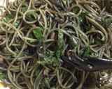 イカ墨の塩辛スパゲッティ作り方7写真