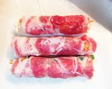 簡単 三色野菜の肉巻き お弁当に作り方5写真