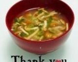 ＊なめことネギと豆腐＊の味噌汁作り方4写真