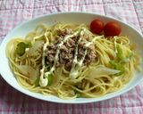 フライパンひとつで☆キャベツの和風パスタ作り方11写真
